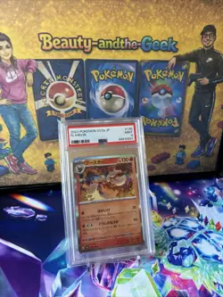 PSA 9 Mint 2023 Pokemon TCG SV2a JP #136 Flareon Holo Trading Game Card Japanese - Image 1