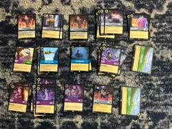 Disney Lorcana Card Lot #1 Emperor’s New Groove cards only 40+ cards - Image 1