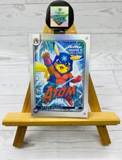 Pikachu as Atom Holo DC Heroes & Villains Non-Pokemon Fan Art Card - Image 1