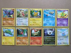 10x Old Pokemon Card Bundle - XY Roaring Skies - TCG Pikachu,Swablu,Meowth - Image 1
