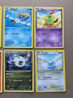 10x Old Pokemon Card Bundle - XY Roaring Skies - TCG Pikachu,Swablu,Meowth - Image 4