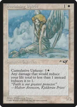 Sustaining Spirit Alliances NM White Rare MAGIC THE GATHERING CARD ABUGames - Image 1