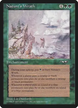 Nature's Wrath Alliances NM Green Rare MAGIC THE GATHERING MTG CARD ABUGames - Image 1