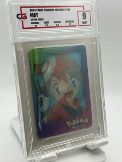 CG Mint 9 2004 PANINI POKEMON ADVANCED #106 MAY ACTION CARDS - Image 1