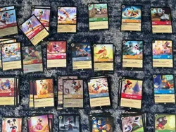 Disney Lorcana Card Lot #10 Mickey Mouse and Friends 200+ Goofy legendary - Image 4