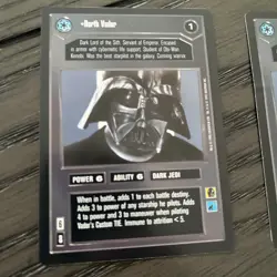 Star Wars CCG Darth Vader Premiere Card Black Border - Image 1