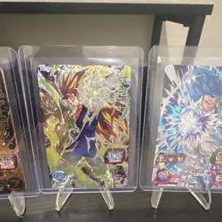 Super Dragon Ball Heroes Bandai Vegetto Gogeta Card Lot 4 Foil Japanese Standard - Image 4