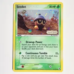 Pokemon Card - Seedot 61/92 - EX Legend Maker Stamped Holo MINT - Image 1