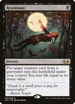 Reanimate - Foil Commander Collection: Black NM MTG - Image 1