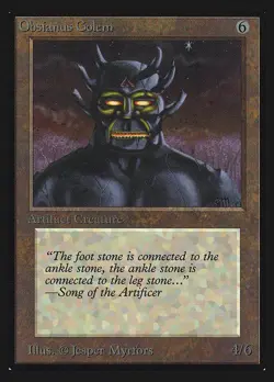 Obsianus Golem Collectors Edition Int NM CARD ABUGames - Image 1