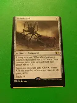 Bonehoard Commander 2015 miscut error misprint - Image 1