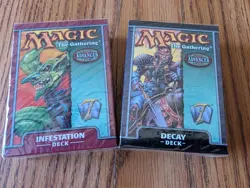 Magic The Gathering Lot of Two (2) 7TH EDITION Preconstructed Decks SEALED READ - Image 1