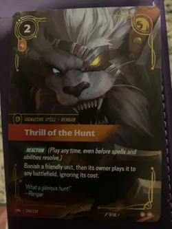 Thrill of The Hunt Unleashed Near Mint - Image 1
