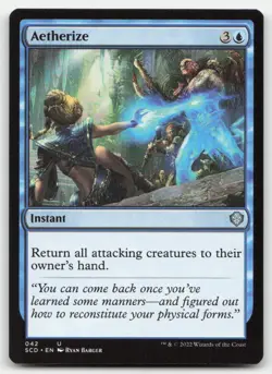 Aetherize 42 SCD Starter Commander Decks Magic MTG NM - Image 1