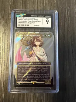 Yuna, Grand Summoner (Borderless) (Surge Foil) Commander: Final Fantasy Foil - Image 1