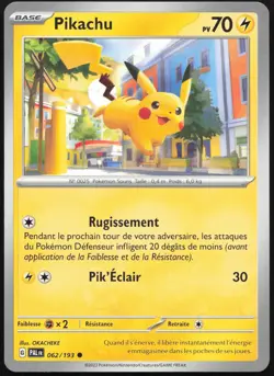 Carte Pokemon Pikachu 062/193 Evolutions a Paldea Francais - Image 1