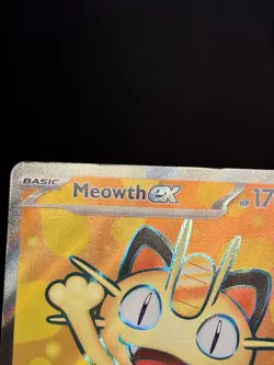 Meowth ex 107/088 - 🌊 Perfect Order Ultra Rare Pokemon TCG 🖤 - LP - Image 3