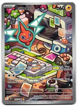 Rotom 197/182 - 🌊 Destined Rivals Illustration Rare Pokemon TCG 🖤 - LP - Image 1