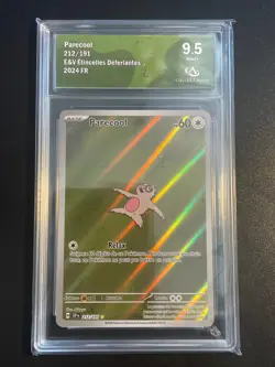 Carte Pokemon Parecool Collect Aura 9.5 212/191 Etincelles Deferlantes FR - Image 1