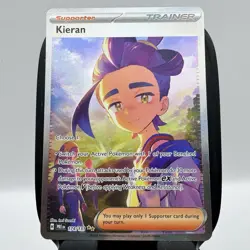 174/131 Pokemon Kieran Prismatic Evolutions Special Illustration Rare Card 2025 - Image 1