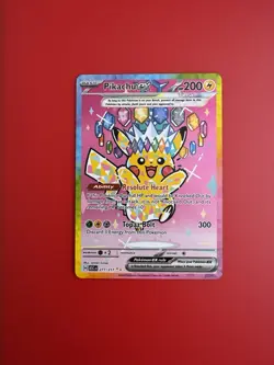 Pikachu Ex 277/217 SIR Ascended Heroes Tera SIR Rare Pokemon - Image 1