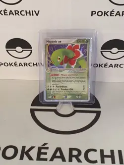 Pokemon Karte Meganie EX 106/115 Verborgene Machte Set Deutsch Holo Pokemon - Image 1