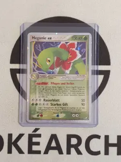 Pokemon Karte Meganie EX 106/115 Verborgene Machte Set Deutsch Holo Pokemon - Image 2