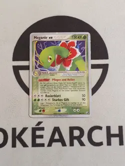 Pokemon Karte Meganie EX 106/115 Verborgene Machte Set Deutsch Holo Pokemon - Image 3
