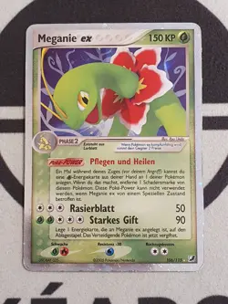 Pokemon Karte Meganie EX 106/115 Verborgene Machte Set Deutsch Holo Pokemon - Image 4