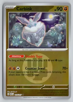 CARBINK (ENERGY SYMBOL PATTERN) 117/217 ASCENDED HEROES POKEMON REVERSE HOLO NM - Image 1