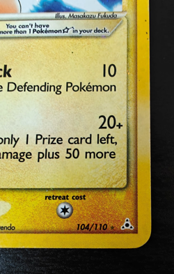 2006 Pokemon Gold Star Pikachu EX Holon Phantoms 104/110 Holo, Holon Phantoms - Image 4