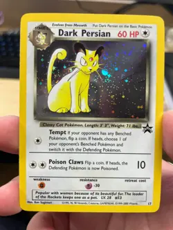Pokemon - Dark Persian 17/53 - WoTC Promo Holofoil NM - Image 1