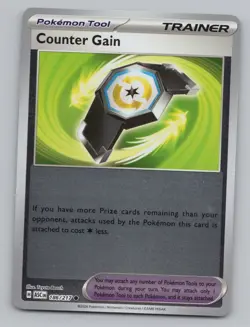 COUNTER GAIN 186/217 COMMON ASCENDED HEROES POKEMON REVERSE HOLO NM - Image 1