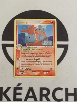 Camerupt 3/100 Ex Crystal Guardians Reverse Holo Stamped Pokemon Karte Deutsch - Image 2