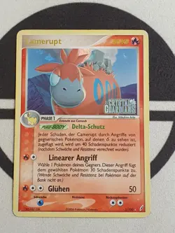 Camerupt 3/100 Ex Crystal Guardians Reverse Holo Stamped Pokemon Karte Deutsch - Image 3