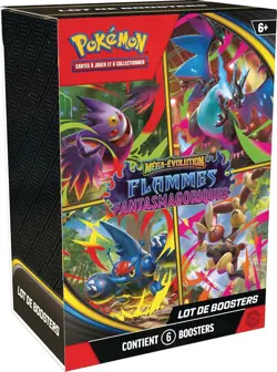 Pokemon : Pokemon TCG Mega Evolution Booster Pack - Phantasmagoric Flames FR - Image 1