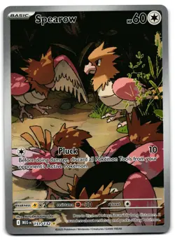Spearow 151/132 - 🌊 Mega Evolution Illustration Rare Pokemon TCG 🖤 - NM - Image 1