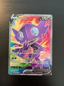 Carte Pokemon : Tenefix V 194/202 Epee & Bouclier Francaise NEUF - Image 1