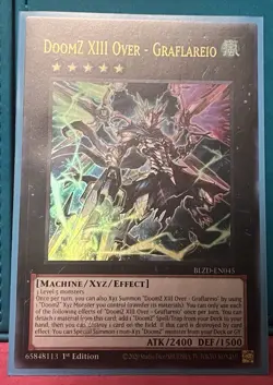BLZD-EN045 DoomZ XIII Over - Graflareio Ultra Rare 1st Edition YuGiOh - Image 1