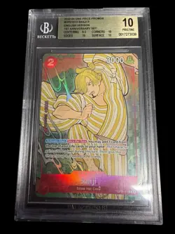 Sanji OP01-013 - 1st Anniversary Premium Bandai Promo One Piece BGS 10 - Image 1