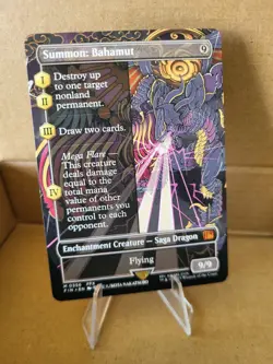 Summon: Bahamut Full Art Final Fantasy NM ENG MTG - Image 1
