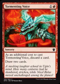 Tormenting Voice - Light Play MTG Dragons of Tarkir - Image 1