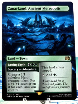 MTG Universes Beyond Final Fantasy Zanarkand Ancient Metropolis(borderless) 0314 - Image 1