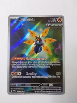 Iron Moth 187/182 Illustration Rare NM | Pokemon Paradox Rift - Image 1