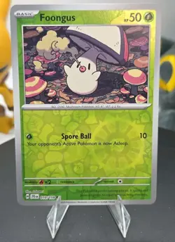 Foongus 010/159 Sv09: Journey Together Reverse Holo - Free Shipping - NM Pokemon - Image 1
