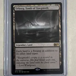 Wizards Core Set 2015 Urborg Tomb of Yawgmoth Rare Land English Regular - Image 1