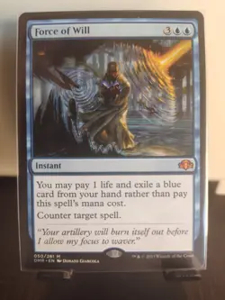 Force of Will - NEAR MINT - Dominaria Remastered MtG - Image 2