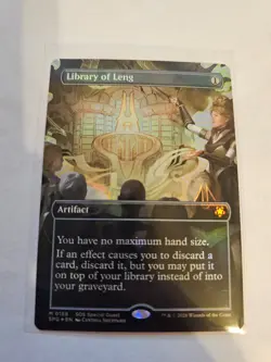 Library of Leng Borderless FOIL MTG SOS Special Guest Nm/M *ON HAND* - Image 1