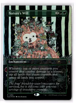 Nature's Will 1282 Secret Lair Drop Series Foil NM - Image 1