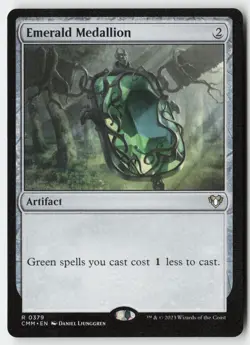 Emerald Medallion #379 (NM) Commander Masters CMM Magic MTG - Image 1